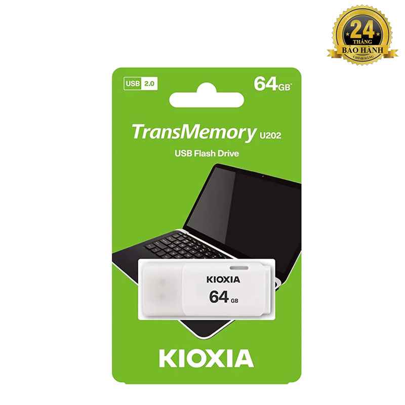 USB 2.0 Kioxia U202 32GB / 64GB (Trắng) - Phụ Kiện 1986