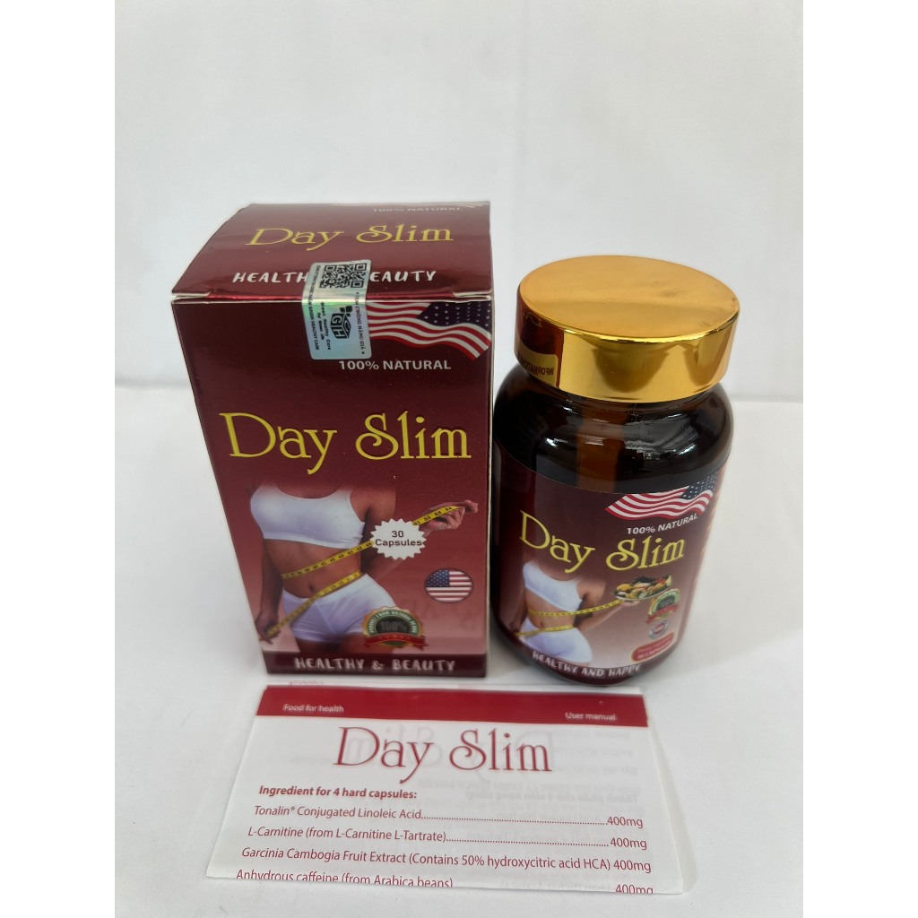 Viên uống giảm cân Day Slim ( hàng chính hãng của Mỹ ) hộp 30 viên