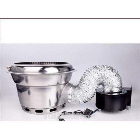 Bộ bếp nướng âm bàn hút âm hoàn chỉnh không khói hàn quốc, Bộ nướng than hoa hút âm Hàn Quốc - giao hàng hỏa tốc HCM