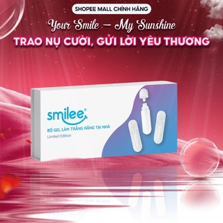Bộ 3 ống gel Max tẩy trắng răng tiết kiệm Smilee Chính hãng