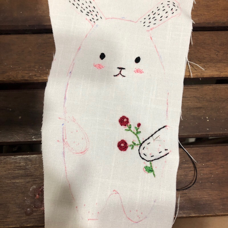 Gấu bông thêu tay handmade độc lạ