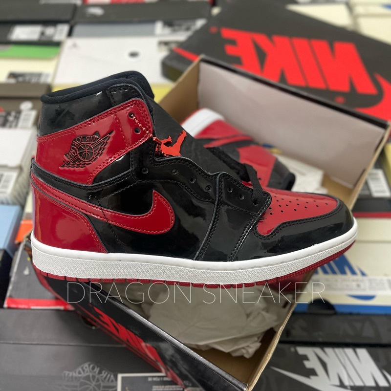 Giày Air Jordan 1 Patent Bred