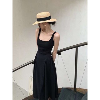 Đầm Nữ 2 Dây Cổ Vuông Thiết Kế Dáng Dài V6128 - lolla fashion