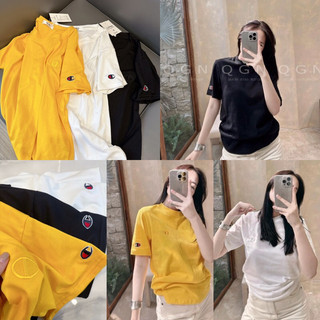 Set 3 áo cộc logo tay đen trắng vàng