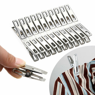 SET 20 Kẹp quần áo inox cao cấp, siêu bền, sáng bóng