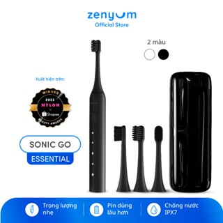 Bộ Bàn Chải Điện Zenyum Sonic GO phiên bản Du Lịch Tiêu Chuẩn - 1 Bàn Chải + 1 Hộp Đựng + 3 Đầu Thay
