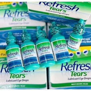 Set 5 chai nước mắt nhân tạo Refresh Tears Lubricant Eye Drops 🇺🇸