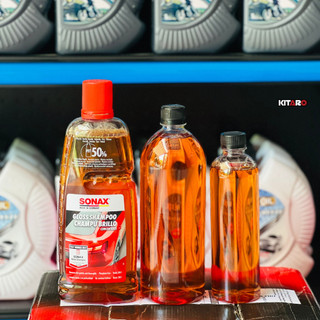 Nước rửa xe Sonax Gloss Shampoo 1L sáng bóng, làm sạch nhanh, an toàn cho sơn xe máy & ô tô