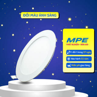 Đèn led âm trần RPL đổi màu 6W 9W 12W 18W 24W 3000K/4000K/6500K MPE CHÍNH HÃNG
