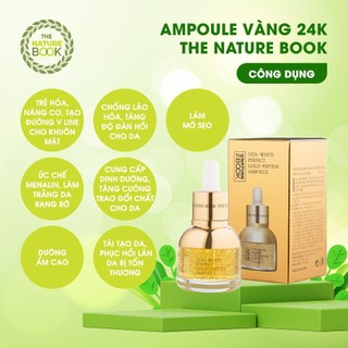 Ampoule The Nature Book - Tinh Chất Vàng