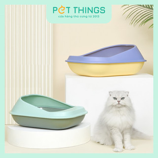 Chậu vệ sinh cho mèo hình vỏ sò pakeway pkw035