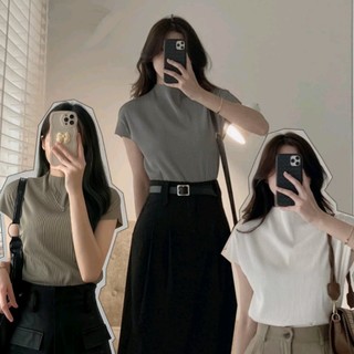 Áo xốp gân tay hến dáng dài siêu hót - Aogantayhen3600 - Retrostyle