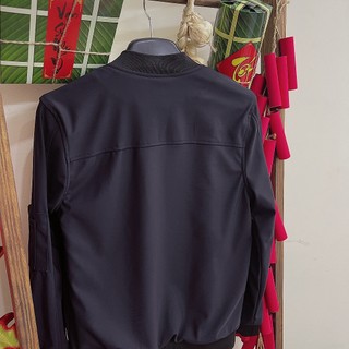 Áo khoác Bomber đen