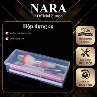 Hộp nhựa đựng dụng cụ, cọ - hộp nhựa đựng dụng cụ chuyên dụng nail- hộp đựng cọ hình chữ nhật