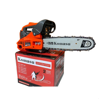 Máy cưa xích chạy xăng tay cụt Komastsu mini cầm tay 25cc máy cưa sích cưa gỗ nhẹ khỏe , tặng kèm 1 buri