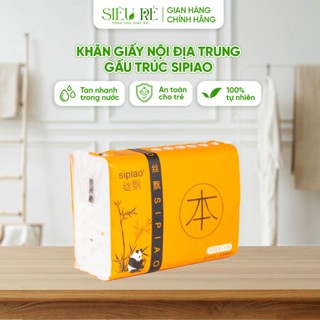 Một thùng giấy ăn giấy rút RM gấu trúc cao cấp Sipiao, thùng 30 gói, 300 tờ, mềm mịn, dẻo dai, tiện lợi GL99