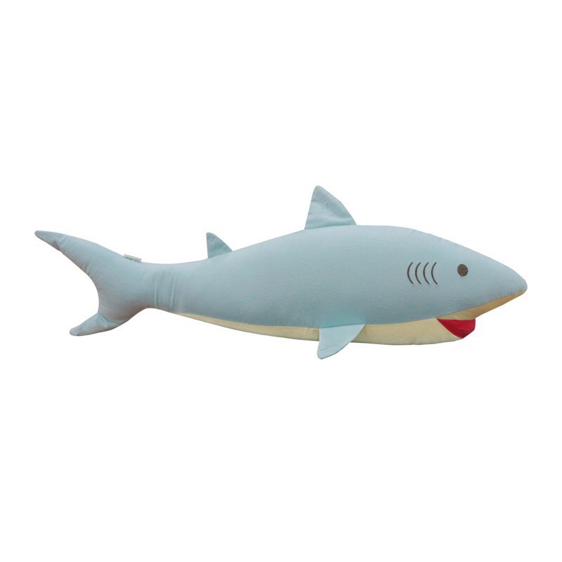 Gối ôm hình cá mập cho bé kích thước 70x20 cm, hometex