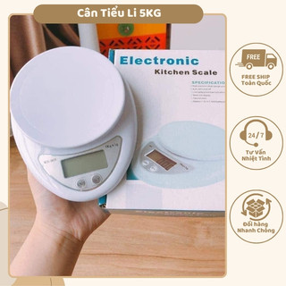 Cân tiểu li điện tử trọng lượng 5kg