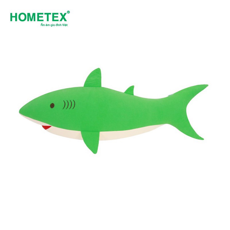 Gối ôm hình cá mập cho bé kích thước 70x20 cm, hometex