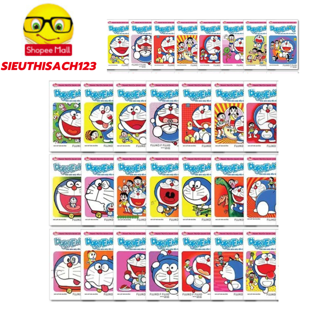 Sách - Tuyển tập truyện ngắn Doraemon tập 1 - tập 45 (lẻ tùy chọn)