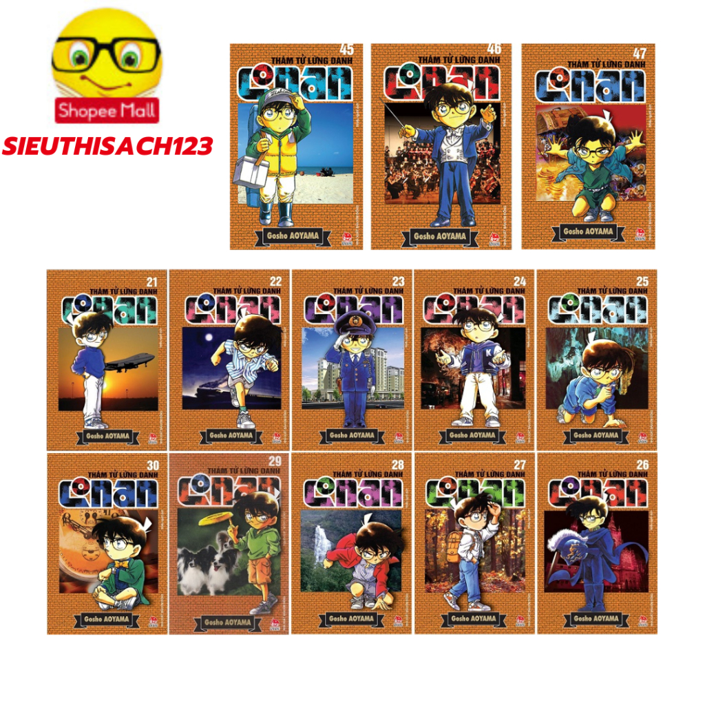 Sách - Tuyển tập thám tử lừng danh Conan - lẻ tùy chọn ( tập 1 - tập 102 )