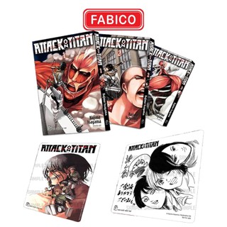 Sách - bộ manga - attack on titan: tập 1 - 3 - tặng kèm card pvc + card shikishi