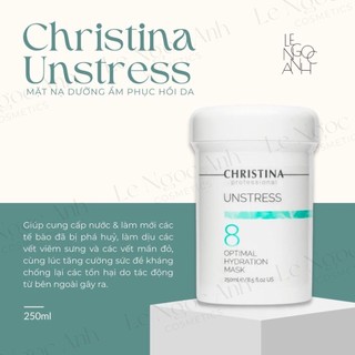 Mặt nạ dưỡng ẩm Unstress 8 Optimal Hydration Mask giúp cung cấp nước, làm dịu da tức thì 250ml