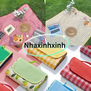 Bạt trải cắm trại, thảm dã ngoại, thảm picnic, du lịch nhiều họa tiết - dễ gấp gọn yn55