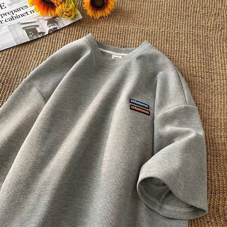 ÁO THUN 19Autumn NAD Unisex Áo phông nam nữ tay lỡ oversize form rộng chất liệu cotton dệt tổ ong thoáng mát | BigBuy360 - bigbuy360.vn