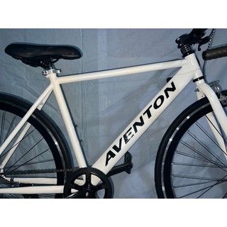 Xe đạp Fixed single - AVENTON - White and Black