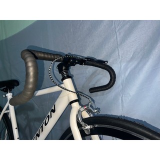 Xe đạp Fixed single - AVENTON - White and Black