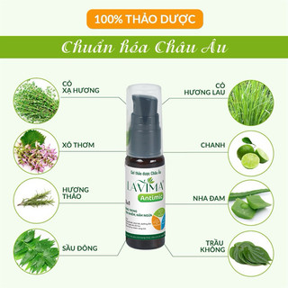  Gel Bôi Phụ khoa Thảo dược Châu Âu LAVIMA 20g - Ngăn ngừa Huyết trắng Nấm Ngứa Lộ Tuyến 