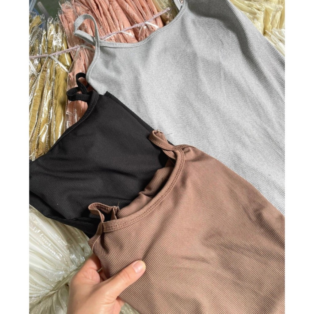 Váy 2 dây chất thun tăm ôm dáng dành cho nữ - Retrostyle - VayHAIDAy255/P0K32