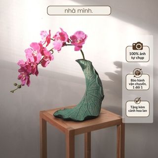  Lọ Hoa Lá Sen Decor Nghệ Thuật Lọ Hoa Trang Trí Nhà Cửa Bình Hoa Sen Cổ Điển 