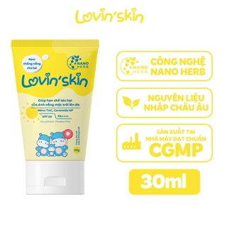 Kem chống nắng cho bé Lovin Skin