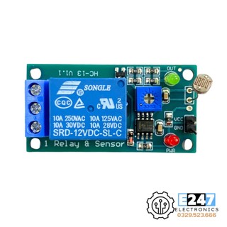Mô đun cảm biến ánh sáng có relay 12v, 5v