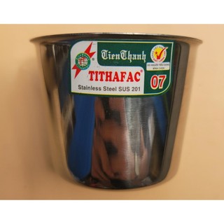 Com bo 10 ly làm đá tủ lạnh inox 201 tithafact số 7cm, 8cm