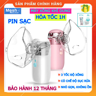 (HỏaTốc-1h) Máy Xông Hơi mini Pin Sạc Mesh Nebulizer N5 ULTRASONIC ZH-N3 - Máy Xông Khí Dung Cho Bé và Người Lớn
