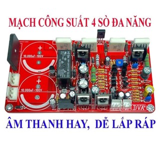 Mạch công suất 4 sò liền nguồn đa năng - 1 mạch