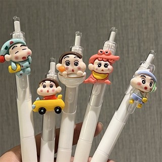 Bút bi bấm shin cậu bé bút chì, bút bi bấm ngòi 0.5mm cao cấp, bút bi học sinh, bút văn phòng