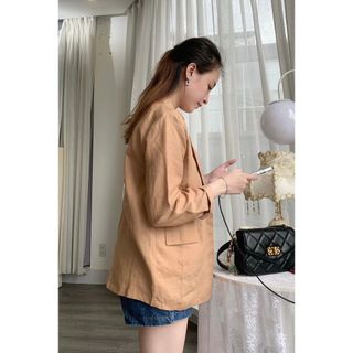 Blazer Linen Tung Premium