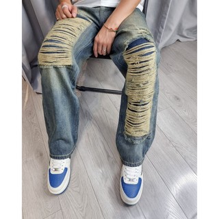 Quần Jeans Màu Light Blue Dáng Slimfit Denim Style Streetwear (QJ44)