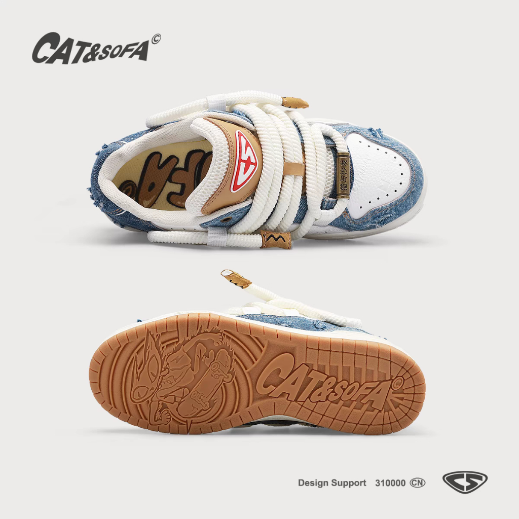 Giày Cat&Sofa Chính Hãng - Giày Sneaker Cat and Sofa Chuẩn Auth - Full Box - Tặng Kèm Phụ Kiện - AC303