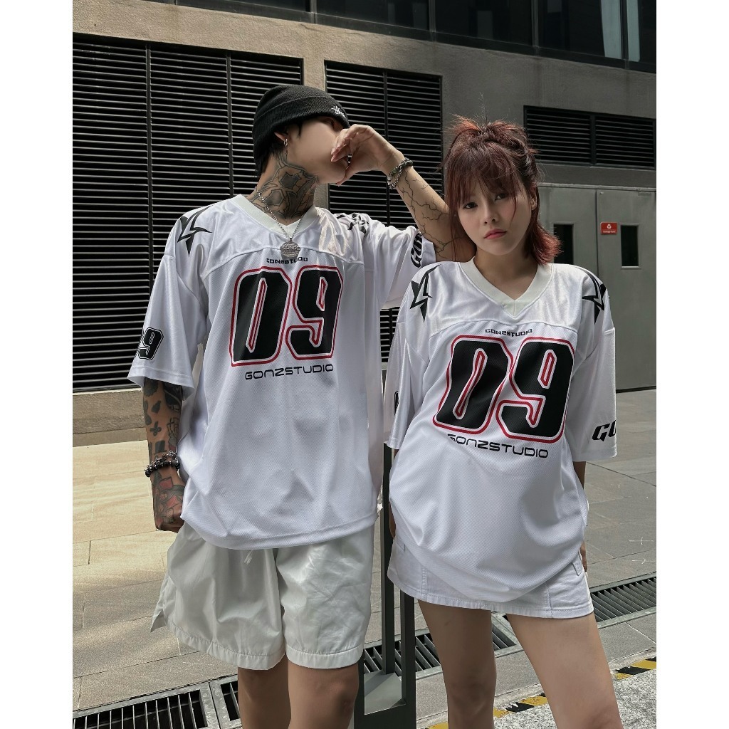 Áo Thun Nam Nữ Số 09 Chất Liệu Cổ Tym Cotton 100% Form Rộng OverSize Áo Thun Unisex Phối Bóng Rổ Karants Local Brand