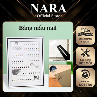 Khung kính có chân - khung tranh bày mẫu nail - khung kính móng nail