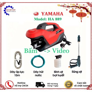 Máy rửa xe mini i máy rửa xe cao áp yamaha 2800w ha889 - có áp chống giật - chống cháy an toàn khi sdụng