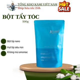 Bột tẩy nano Kami an toàn không hại tóc 500g bột tẩy siêu mịn