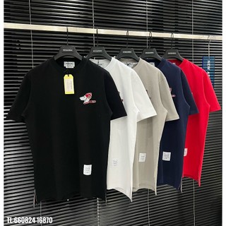 🔥Hot🔥Áo thun Thom Browne thêu ngực thiết kế hot trend Nam nữ new 2024