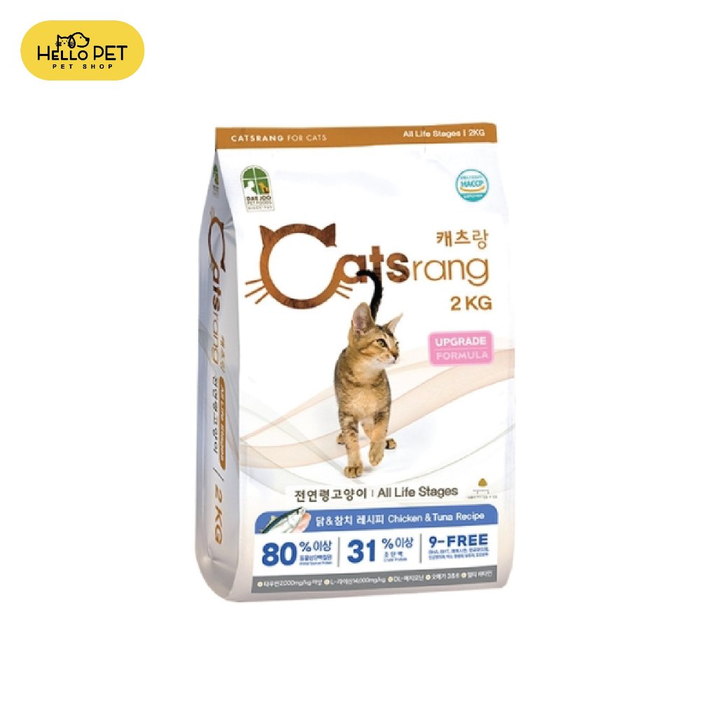 Catsrang - Thức ăn hạt cho mèo mọi lứa tuổi 2kg/5kg