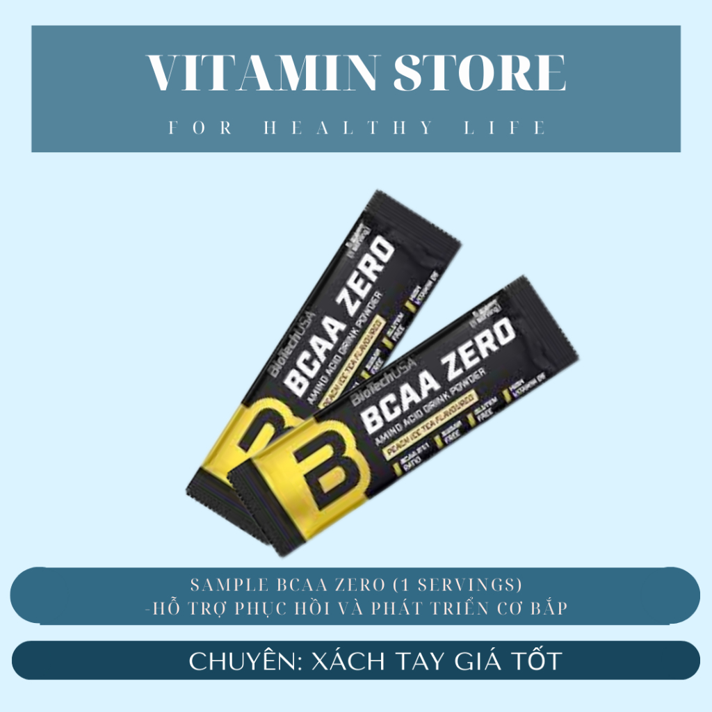 [ VITAMIN STORE ] Sample BCAA Zero (1 servings) - Hỗ Trợ Phục Hồi và Phát Triển Cơ Bắp